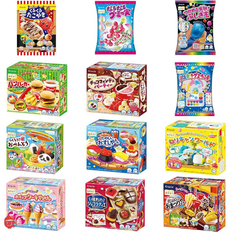 クラシエ 楽しく作ってみんなで食べよう!お子様の豊かな創造力を育む 12種類セット【知育菓子】