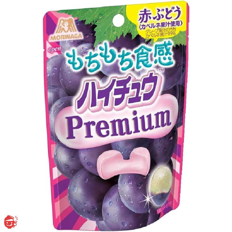 森永製菓 ハイチュウプレミアム<赤ぶどう味> 35g×10本