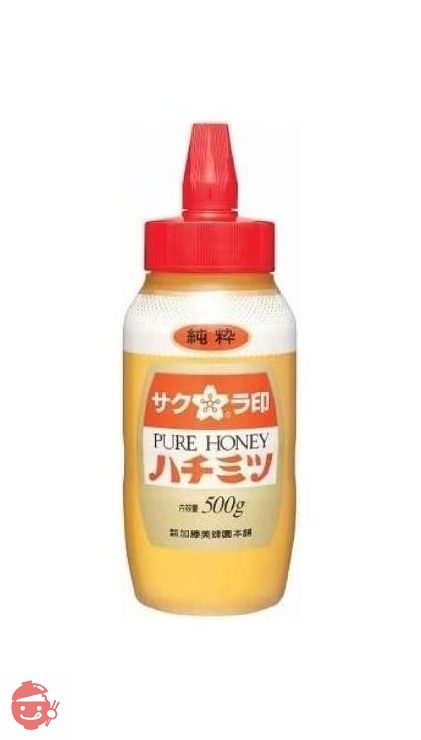 サクラ印 純粋はちみつポリ容器 500gの画像