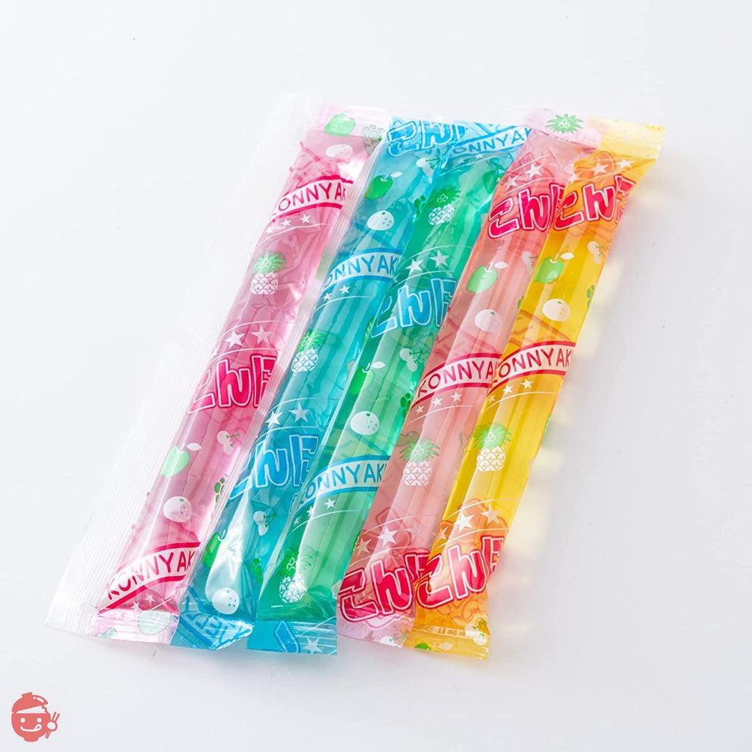 吉松 共親製菓 こんにゃくゼリー 5種アソート ボトル入り ( 1.6kg / 約100個入 / 強度対策済 ) 業務用 駄菓子 ゼリー 詰め合わせ ( まいガム工房 )の画像