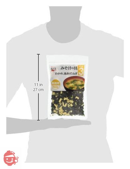 永谷園 業務用 みそ汁の具 その3 100g×2個の画像