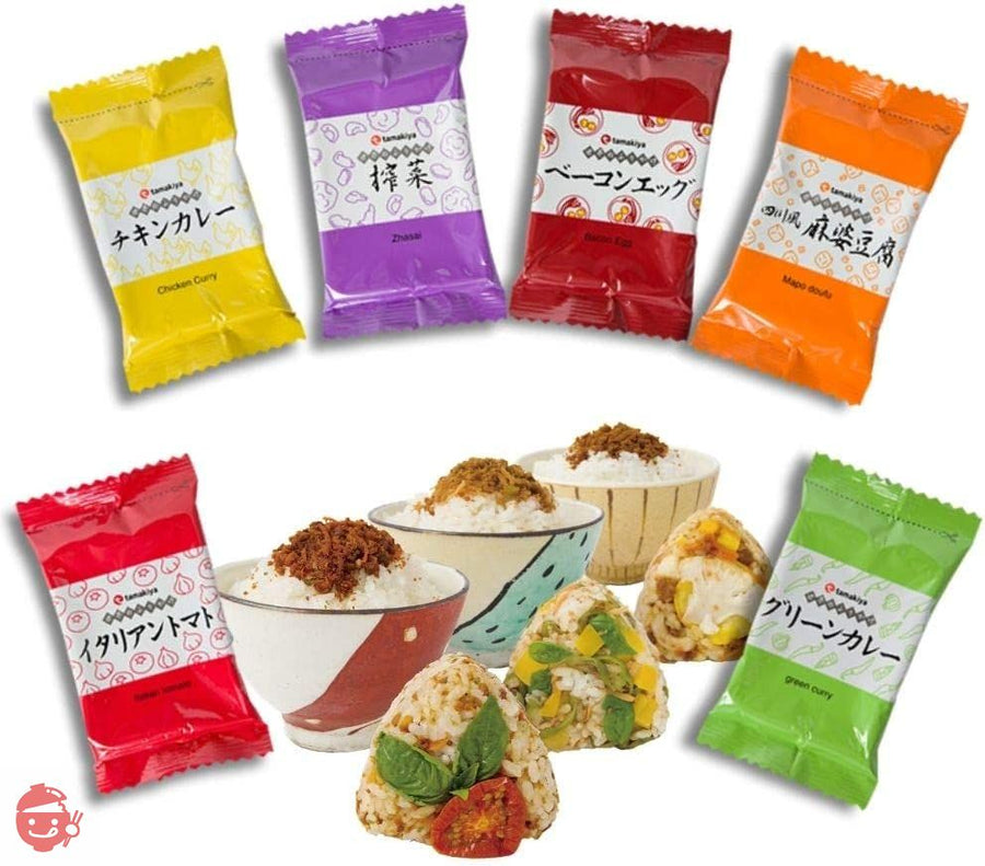 新橋玉木屋 世界のふりかけ お試しセット 6種 箱なし 高級 ご飯のお供 お取り寄せグルメの画像