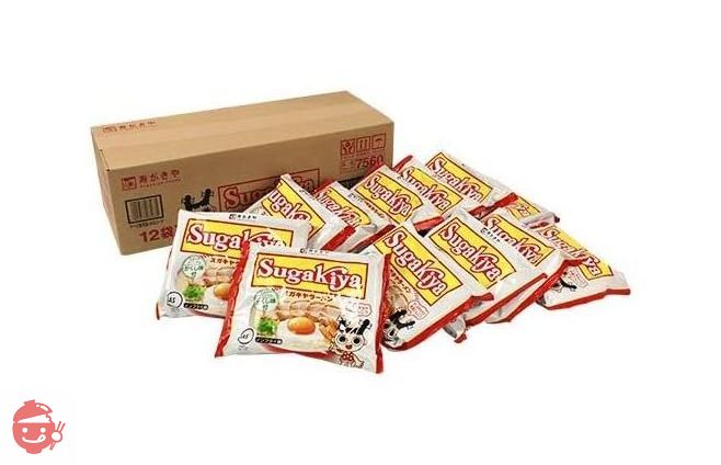 寿がきや 即席SUGAKIYAラーメン 111g×12個の画像