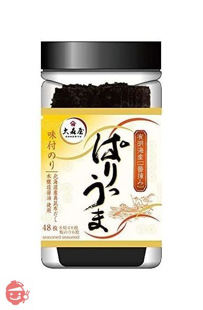 大森屋 Nぱりうま卓上味付のり 48枚の画像