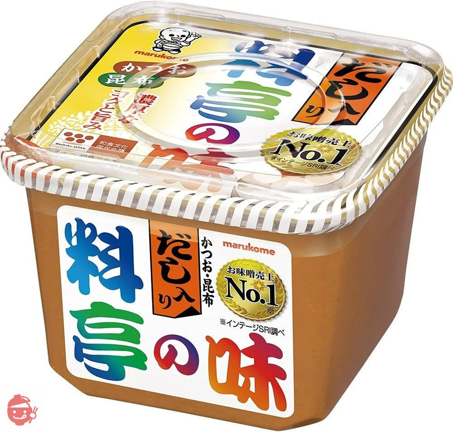 【料亭の味シリーズ】マルコメ 料亭の味 だし入り味噌 かつお・昆布 750gの画像