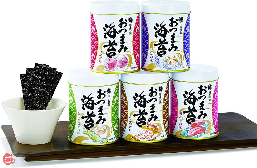 山本海苔店 味つけ海苔 おつまみ海苔 【 明太子 】 1缶 20g 九州有明海産 国産 のり 海苔  内祝 仏事 家庭 【本店】の画像