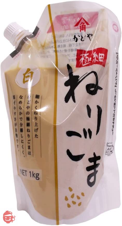 かどや製油 極細ねりごま(白) 1kgの画像