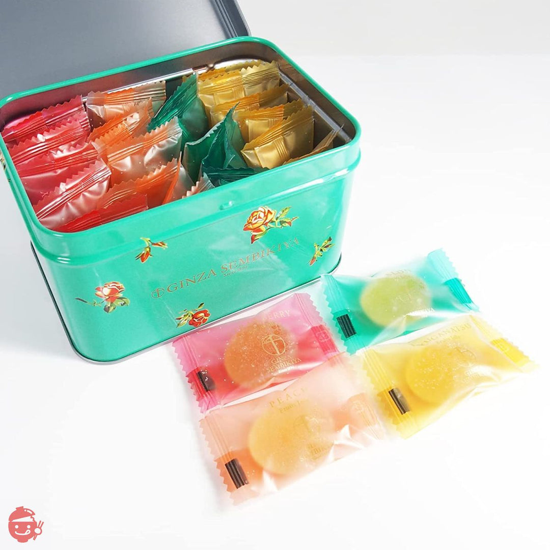 ギフト お菓子 ゼリー 詰合せ パティスリー銀座千疋屋 缶入り銀座ひとくちゼリー大の画像