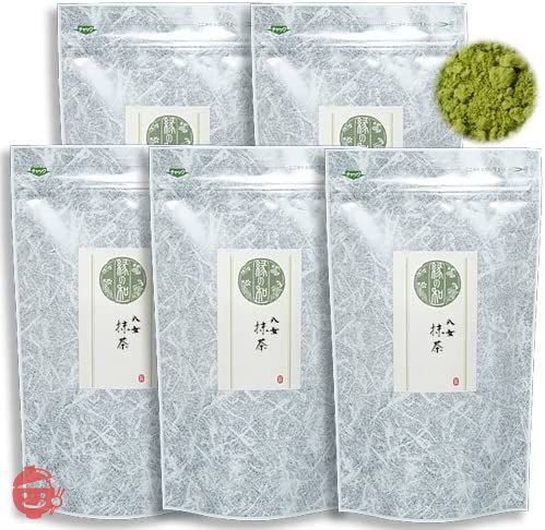 抹茶 お抹茶 お薄 稽古用 お菓子用 料理用に (八女抹茶 500g(100g×5))の画像