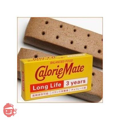 3年保存できる カロリーメイトロングライフ チョコレート味 2本入