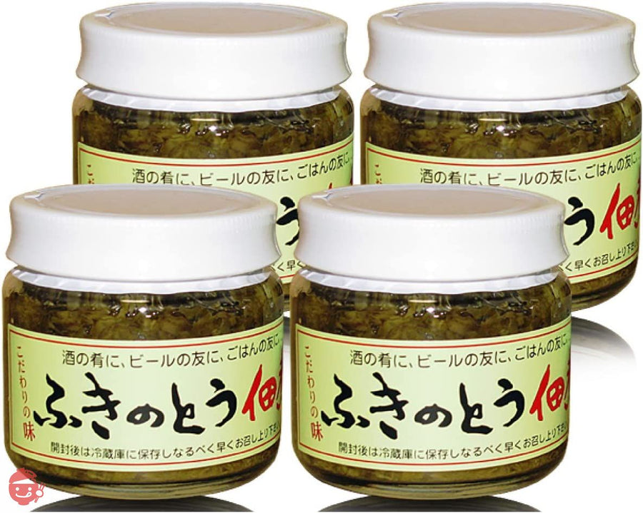 【4個セット】国産 昭和村ふきのとう佃煮(140g入)の画像