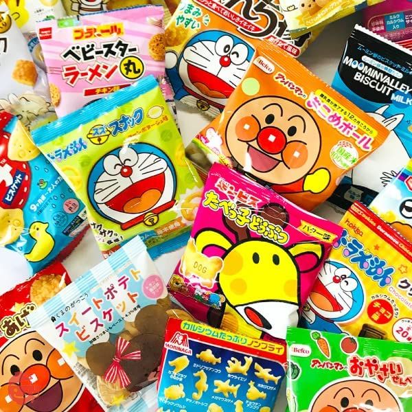 It's time for children's snacks ~ Assorted character sweets set