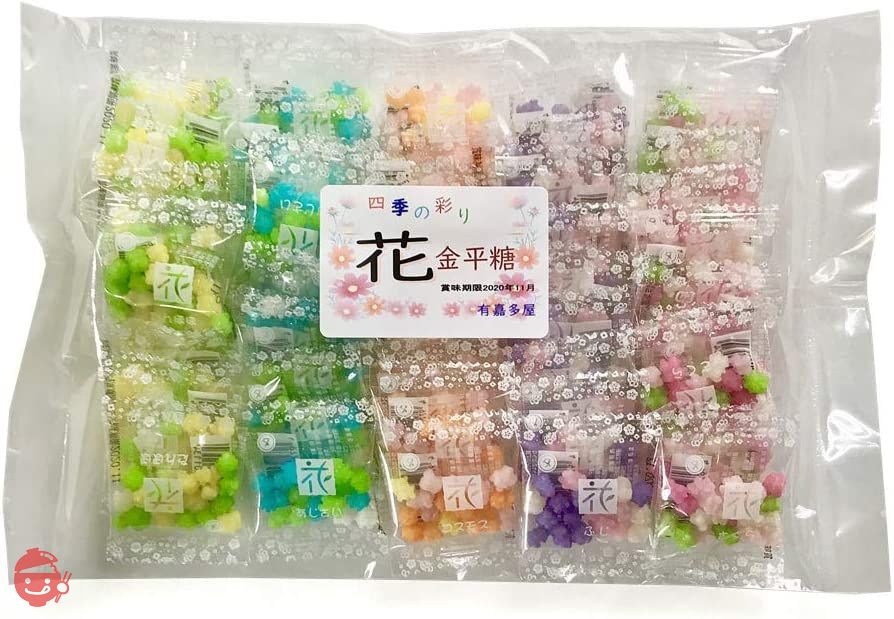 コンペイトウページ Assortment of 5 types of colorful flower konpeito, 50 pieces – Japacle