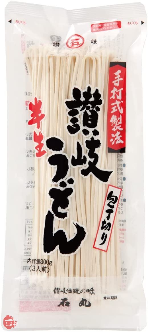 (お徳用ボックス) 石丸製麺 半生讃岐うどん包丁きり300g×6入りの画像