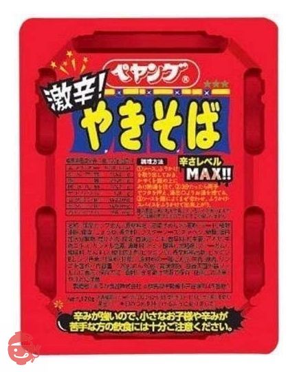 ぺヤング 激辛やきそば 118g×6個の画像
