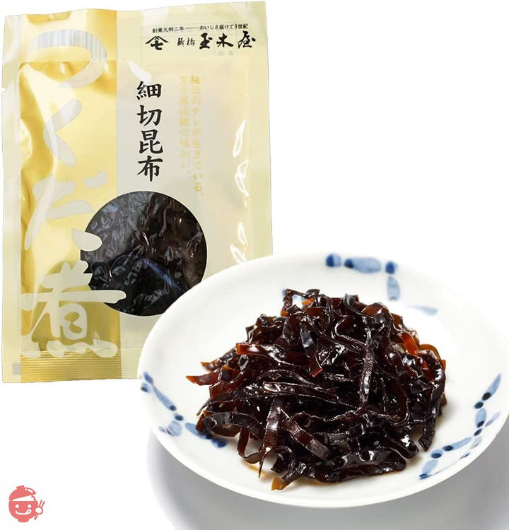新橋玉木屋 江戸前佃煮 細切昆布 濃い口の佃煮 ご飯のお供 おつまみ 老舗 高級 単品 一品 おかずの画像