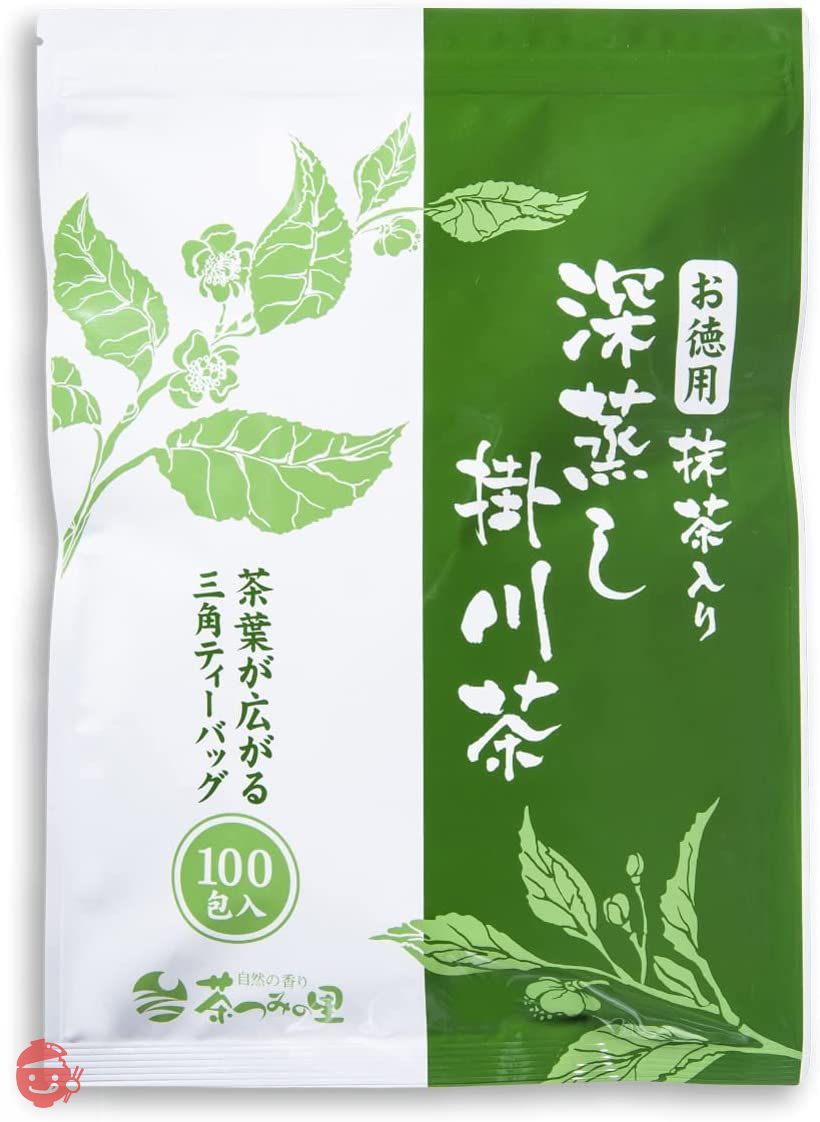 茶つみの里 抹茶入り 緑茶 ティーバッグ 2.5g×100個入 お徳用 深蒸し茶 ティーパック 100包 静岡県産 お茶の画像