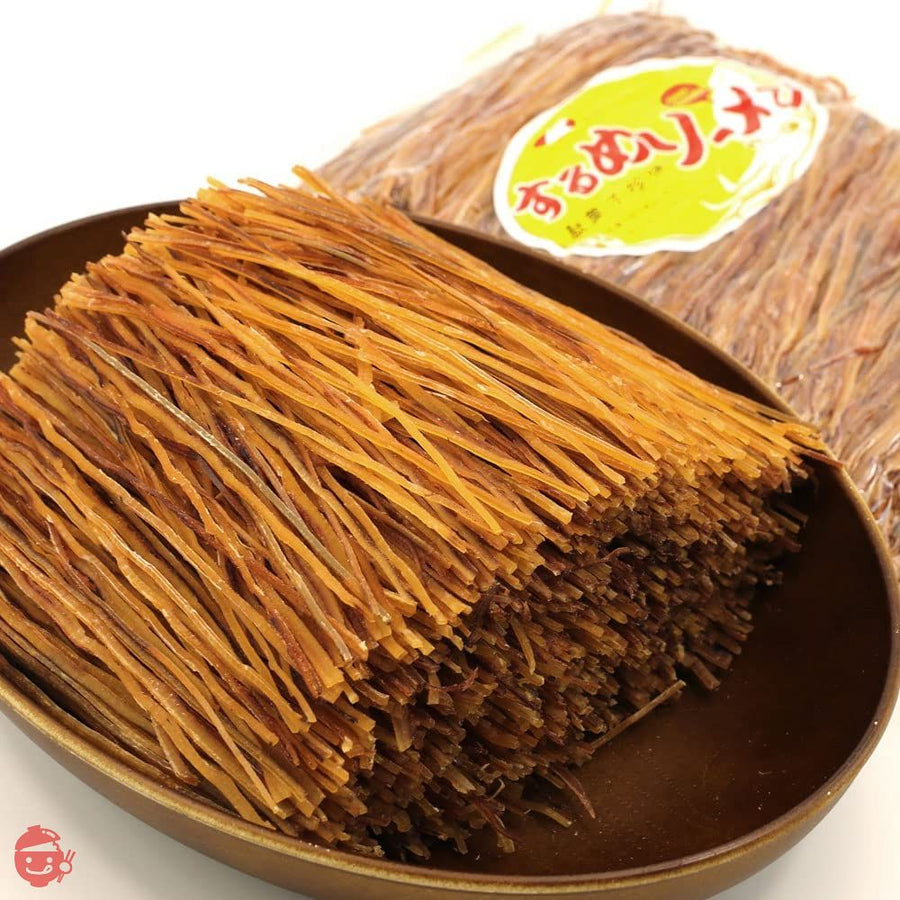 するめソーメン 500g するめ 業務用 するめスティック チャック付き袋入り スルメイカ スルメスティック いかそうめん 駄菓子 いか 業務用 の画像