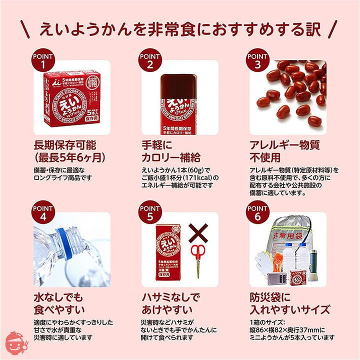 井村屋 えいようかん アソートパック 2種 計4箱入の画像
