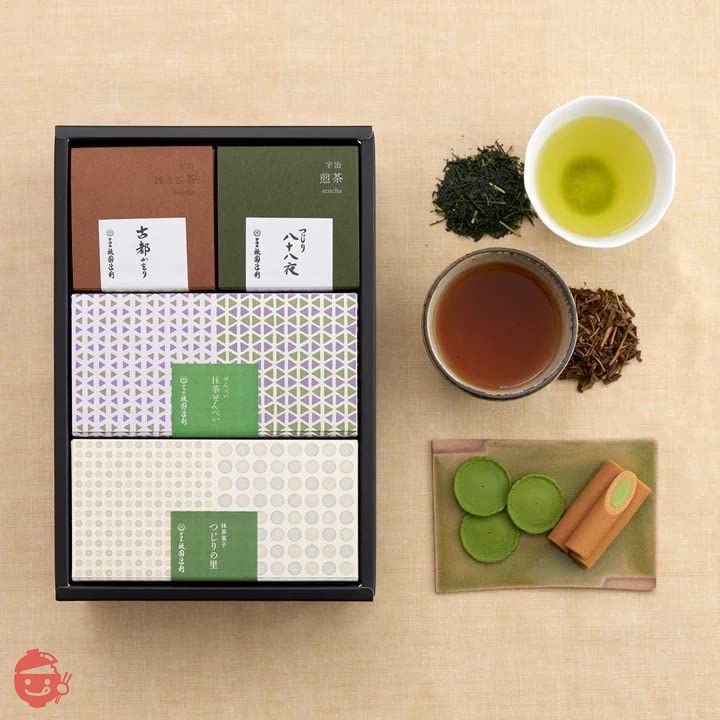 祇園辻利 つじりの里 抹茶せんべい 煎茶つじり八十八夜 詰め合わせ 抹茶 お菓子 ギフト スイーツ 京都 お土産 ギフトボックスの画像