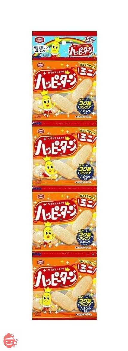 ハッピーターンサニメド Kameda Seika happy turn mini 4 rows x 10 bags – Japacle