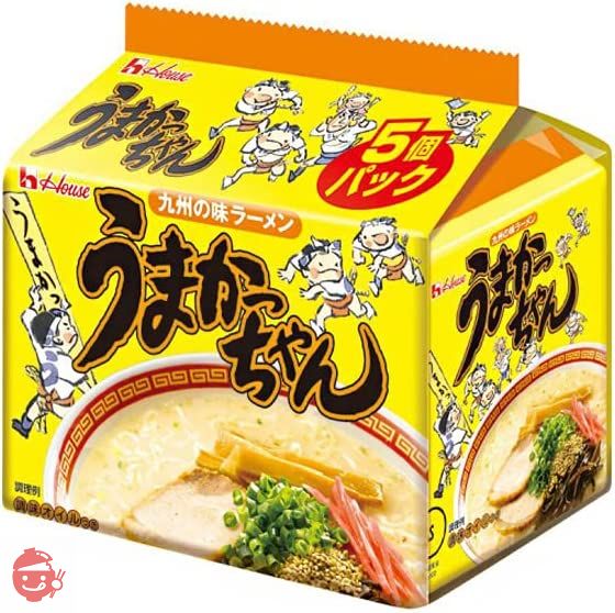 ハウス食品 九州の味ラーメン うまかっちゃん 5食パック×6個入の画像