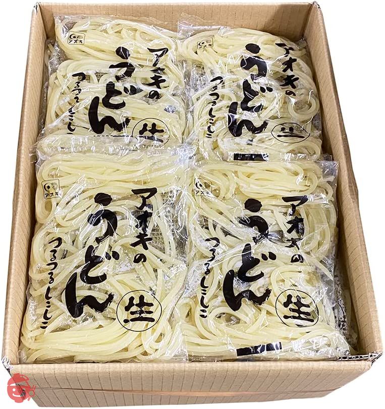 特殊製法 アオキの生うどん 200g×20袋(箱)の画像