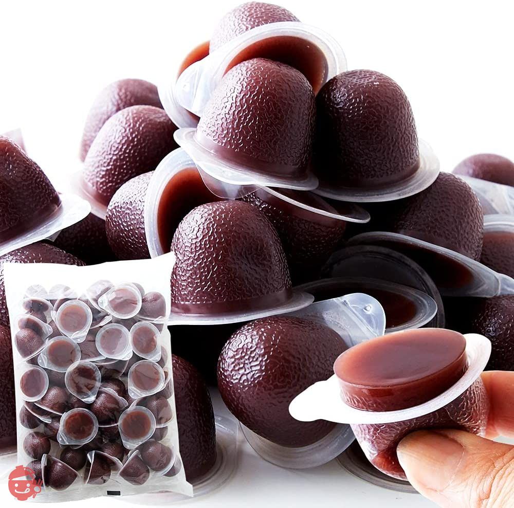 天然生活 ひとくちミニ水ようかん (50個) 一口サイズ 和菓子 水羊羹 徳用 餡 こしあん (小豆)の画像