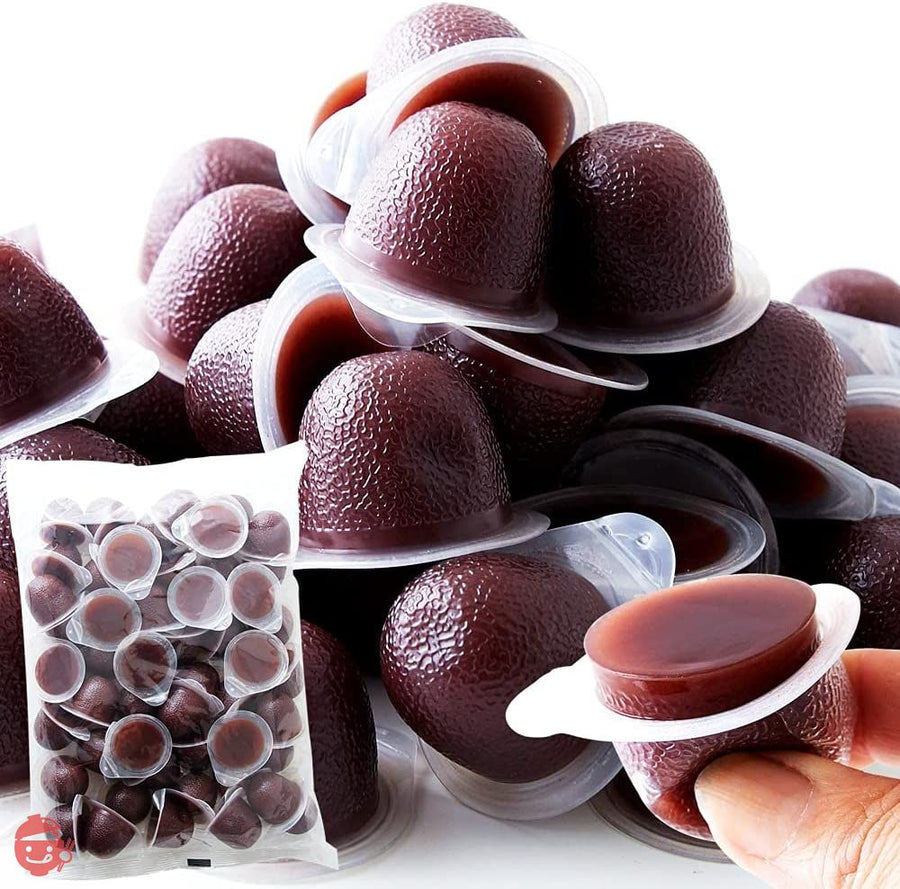 天然生活 ひとくちミニ水ようかん (50個) 一口サイズ 和菓子 水羊羹 徳用 餡 こしあん (小豆)の画像