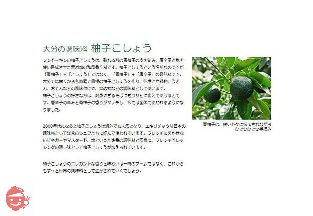 フンドーキン醤油 業務用青柚子こしょう 500gの画像