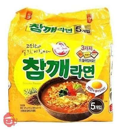 【ごまラーメン 5個】オトギ/韓国食品/一番 安い/ごま/韓国ラーメン/韓国食材/ ラーメン/インスタントラーメンの画像