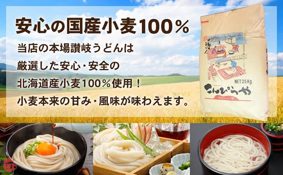 讃岐うどんの老舗こんぴらや 訳あり 半生讃岐うどん1000g 並麺の画像