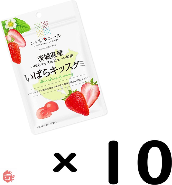 全農 茨城県産いばらキッスグミ 40g×10袋の画像