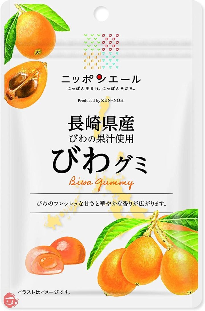 全農 長崎県産びわグミ 40g×10袋の画像