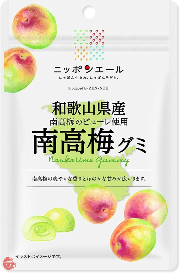 全農 和歌山県産南高梅グミ 40g×10袋の画像