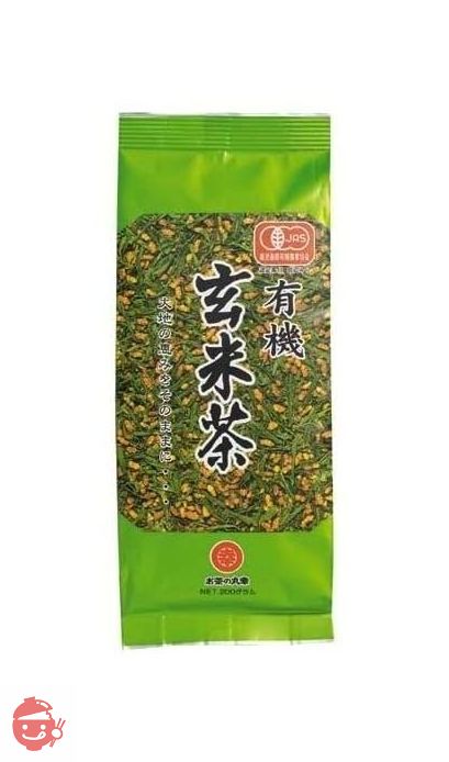 お茶の丸幸 有機玄米茶 200gの画像