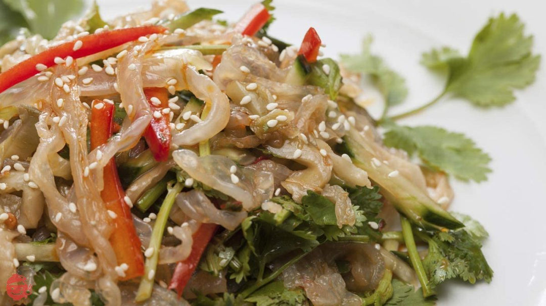 高級珍味 キャノンボール クラゲ(頭) 1kg 業務用 渦巻くらげ 塩漬け 食用 中華 前菜 刺身の画像