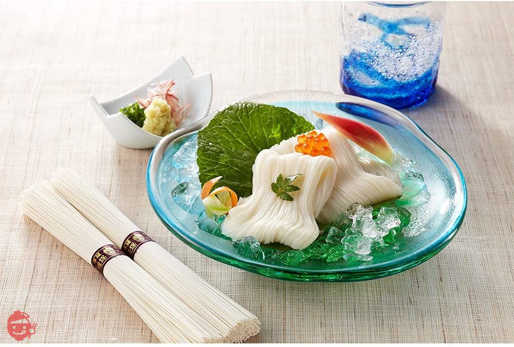 手延素麺 揖保乃糸 上級品 500g×20包 赤帯 そうめん /上10×20/の画像