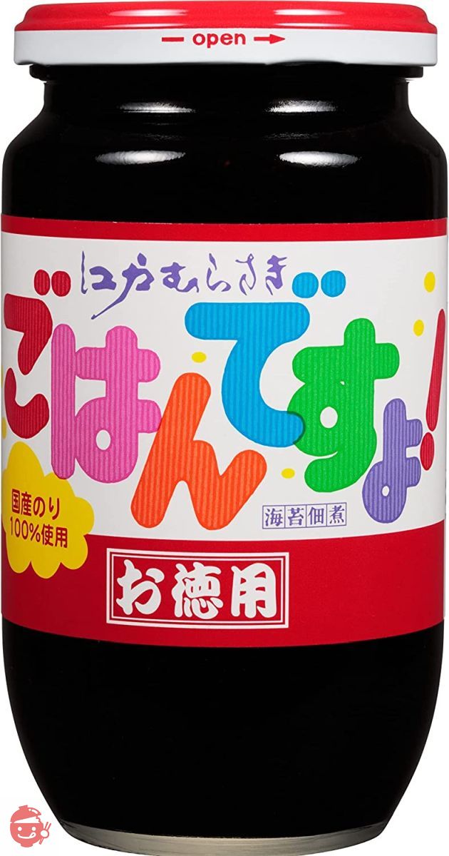 桃屋 ごはんですよ! お徳用 390g【佃煮 海苔佃煮 ご飯のお供 国産 のり のり佃煮 】の画像