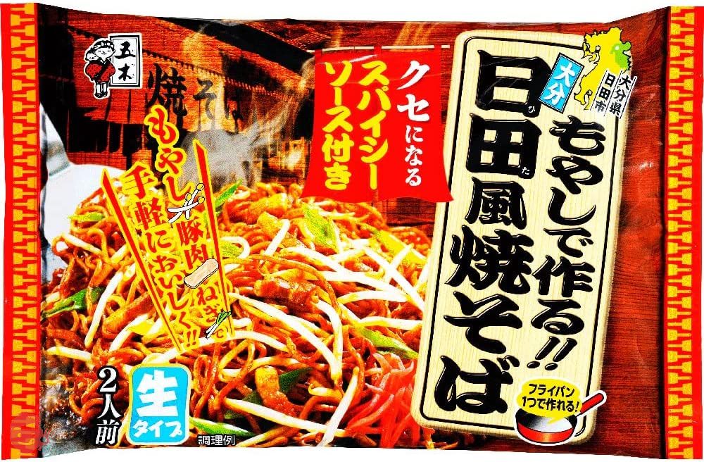 五木食品 日田風焼そば 362g×6個(常温保存商品)(生タイプ即席麵)の画像