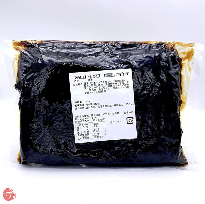 佃煮 濃厚 醤油 ご飯のお供 濃厚細切昆布 1kg 【200g袋、1㎏袋 選択可能】【製造直売/北海道産昆布使用の高級佃煮】【水一(MIZUICHI)】昭和2年創業 水上食品 老舗の味の画像