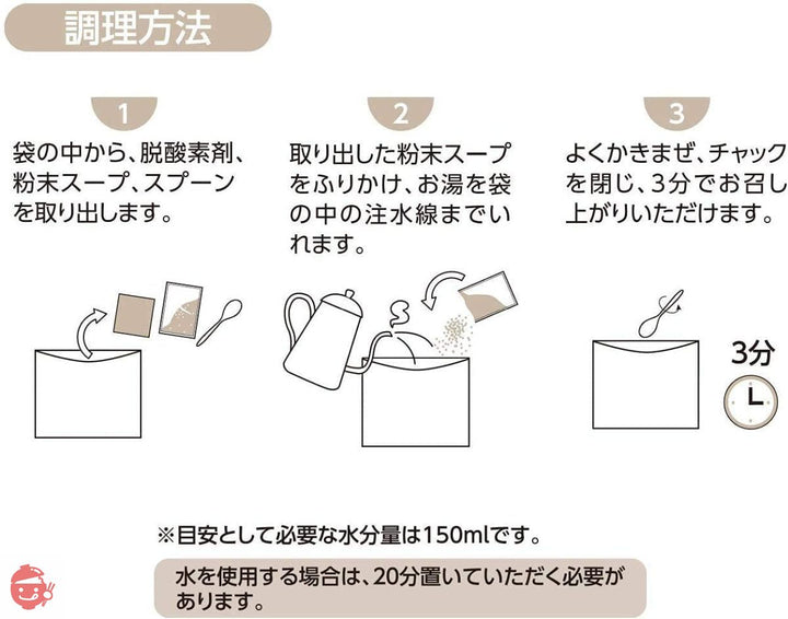 【5年 保存食】その場deパスタ 15食セット お湯で3分 非常食 アウトドアにもの画像