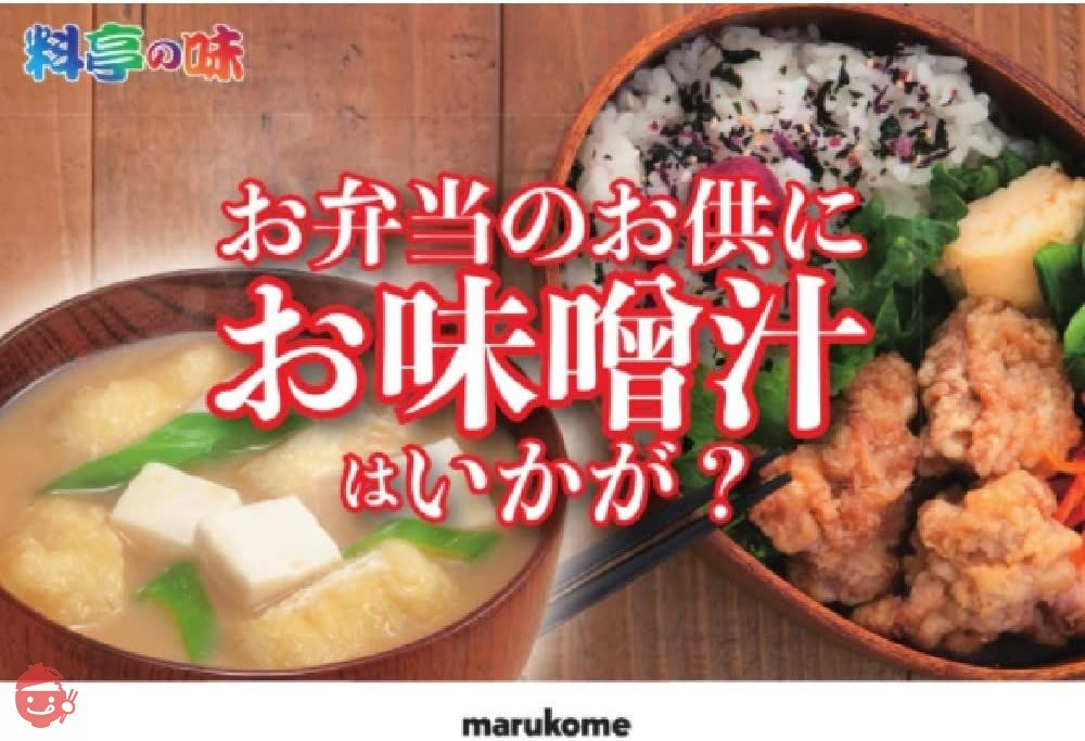 マルコメ フリーズドライ 顆粒 料亭の味 とん汁 即席味噌汁 1食×10個の画像