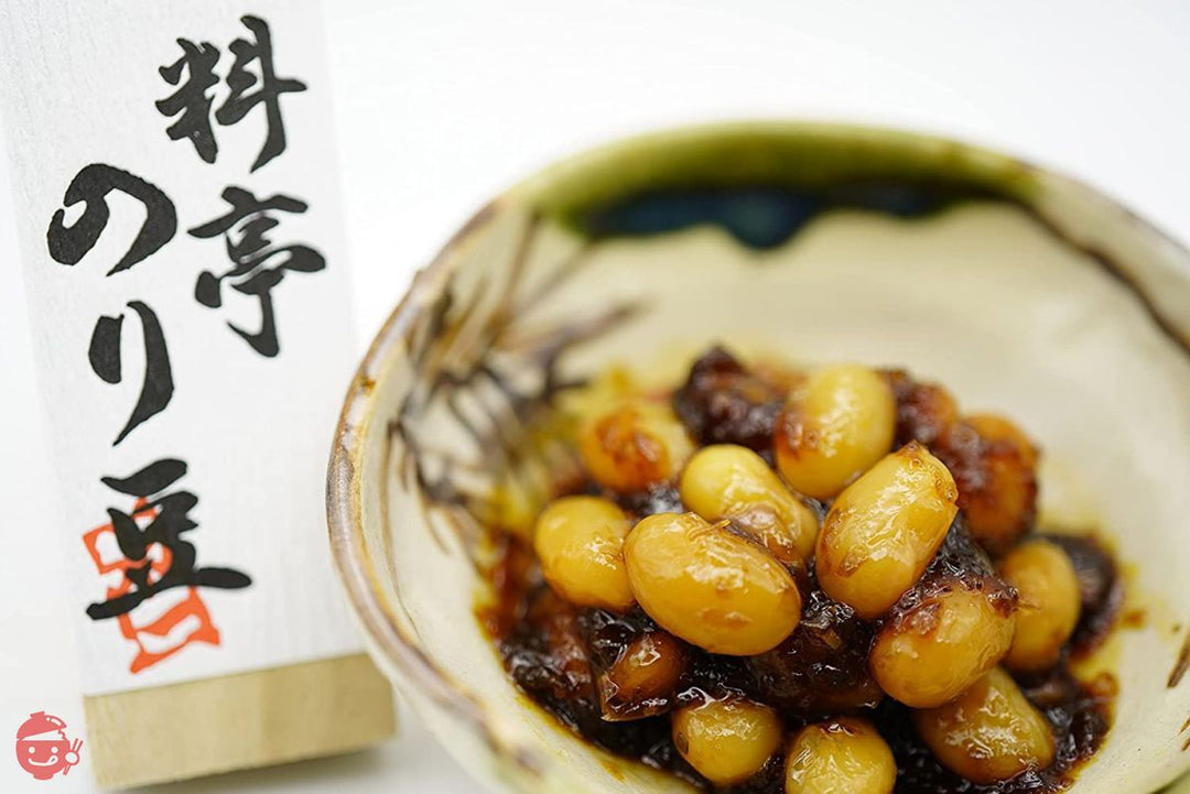 テレビで紹介 佃煮 ご飯のお供 のり豆 1㎏ 濃厚国内産海苔 北海道産大豆使用【200g袋、1㎏袋 選択可能】【製造直売/国産大豆、海苔使用の高級佃煮】【水一(MIZUICHI)】 昭和2年創業 水上食品 老舗の味老舗の味の画像