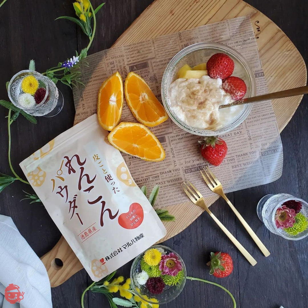 皮ごと使った 徳島産 れんこんパウダー 40g(徳島産れんこん100% 保存料不使用 )の画像