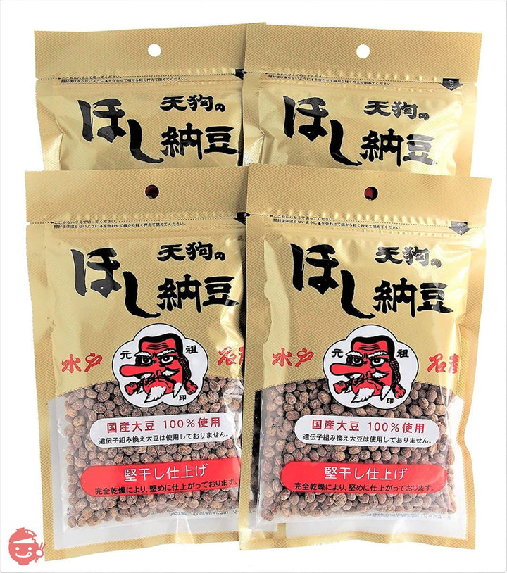 水戸名産 天狗のほし納豆 国産大豆 200g×4個セット(計800g)の画像