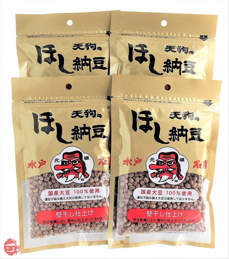 水戸名産 天狗のほし納豆 国産大豆 200g×4個セット(計800g)の画像