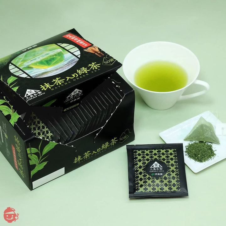 伊藤園 三角茶寮 抹茶入り緑茶 ティーバッグ 1.5g×50袋の画像