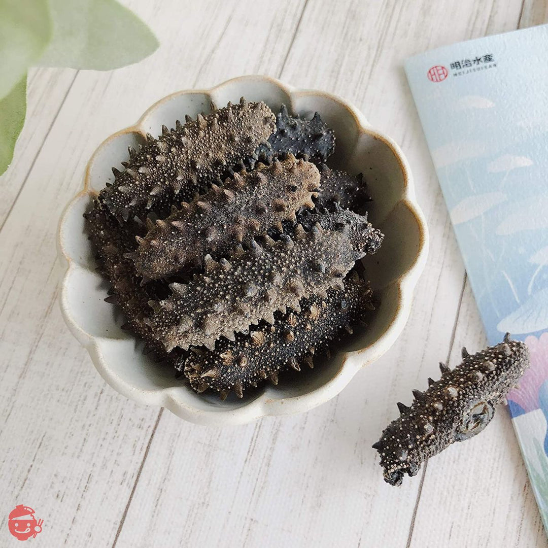 【青森産】 乾燥なまこ LLサイズ 天然 厳選A級品 100g 明治水産 (LL(約8個/12-14.9g))の画像