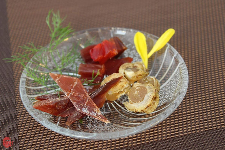 丸本本間水産 特選 珍味セット ( 鮭とば ダイス×2 / 鮭とば 笹切り×2 / コロコロほたて×2 計6パック ) おつまみ ギフトの画像